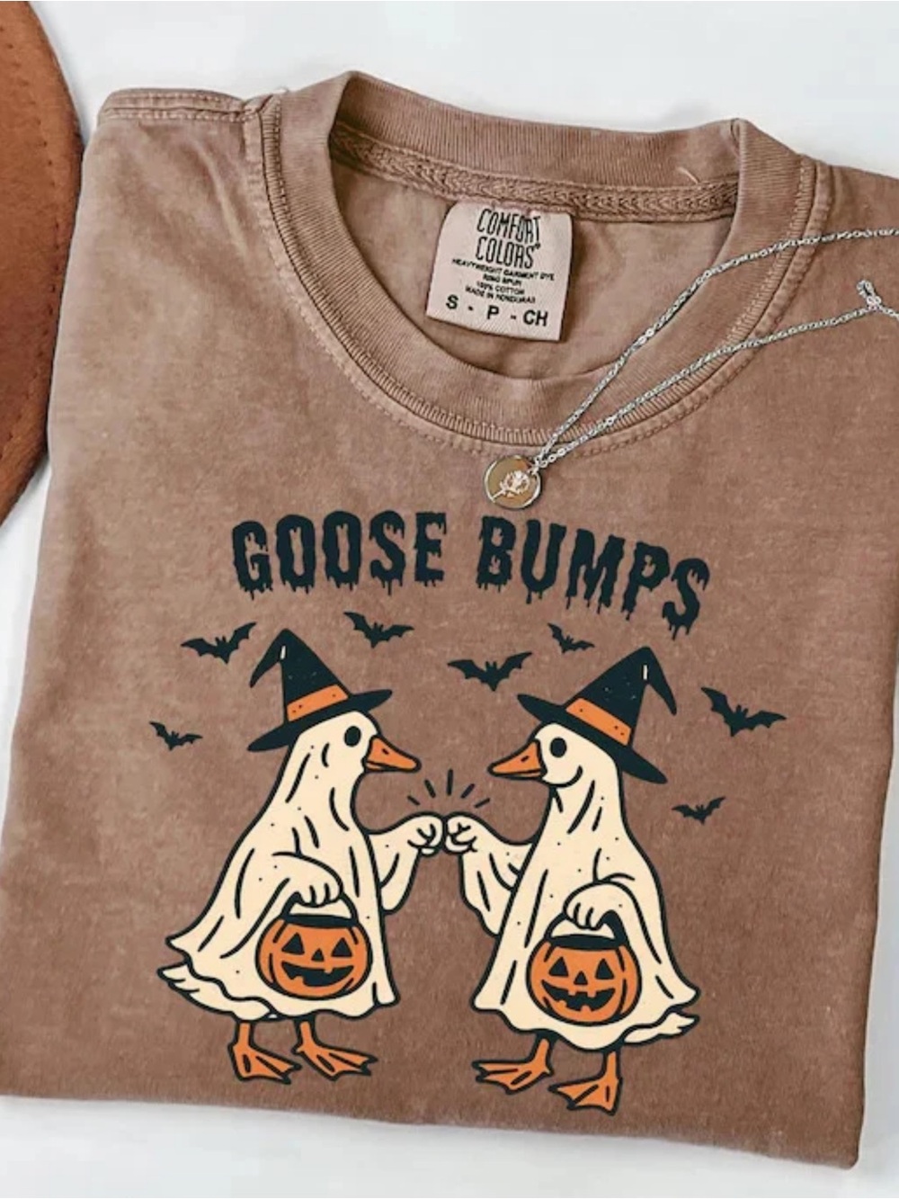 Comfort Colors Espresso 'Goose Bumps' Short Sleeve Tee